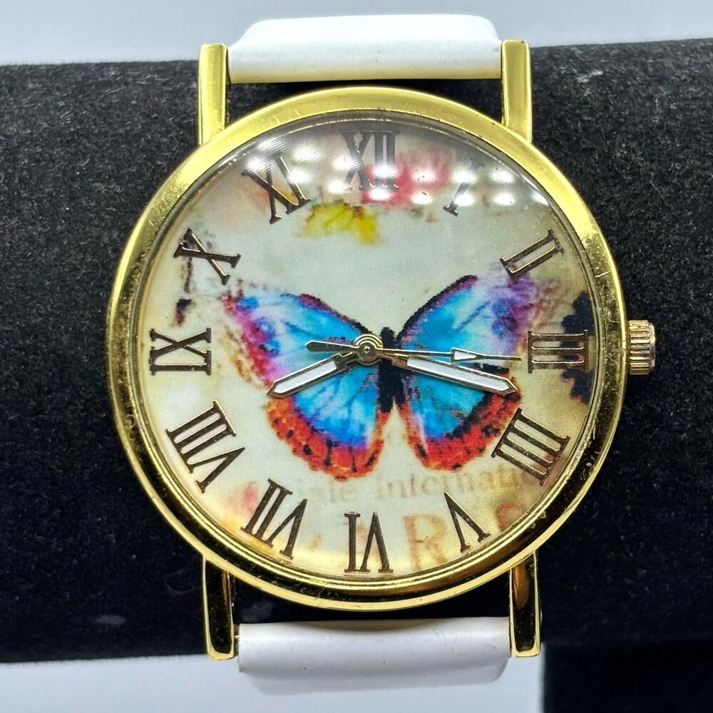 Gold Butterfly Men's Watch